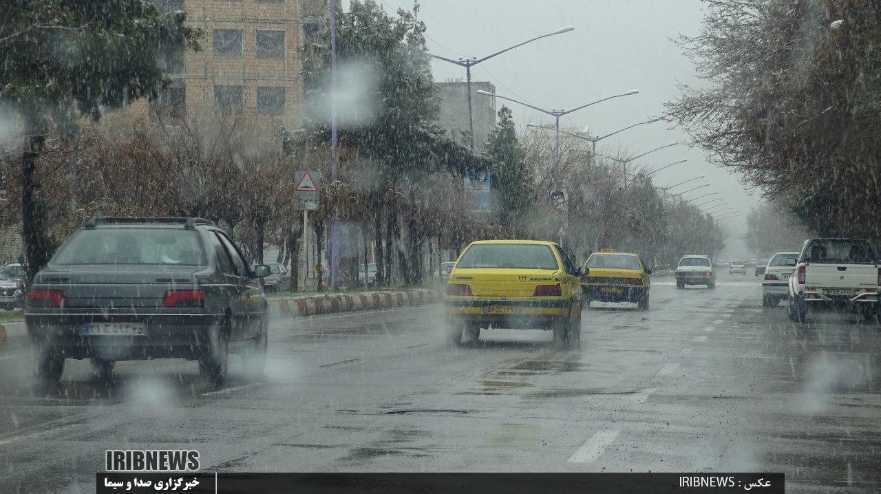 بارش برف در اذربایجان شرقی