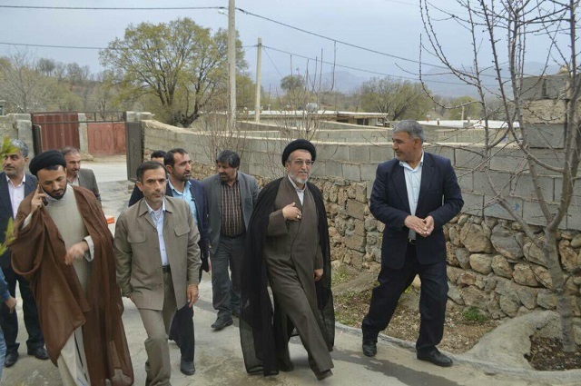 قدردانی از خانواده شهدای روستای توت نده