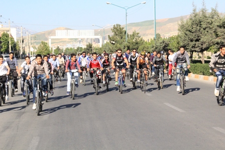 همایش بزرگ دوچرخه سواری در مشهد