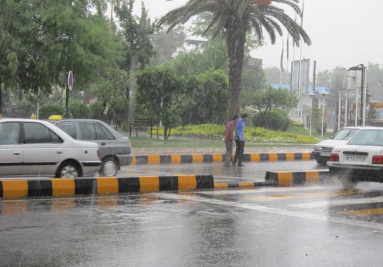 بارش های رگباری و خطر وقوع سیلاب در گیلان