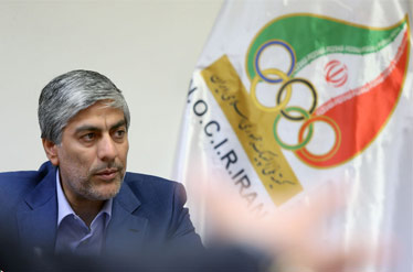 رئیس کمیته ملی المپیک کشورمان وارد باکو شد