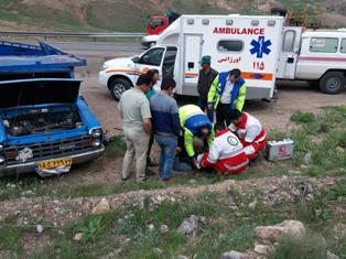 7 مصدوم در دو حادثه رانندگی جاده فیروزکوه