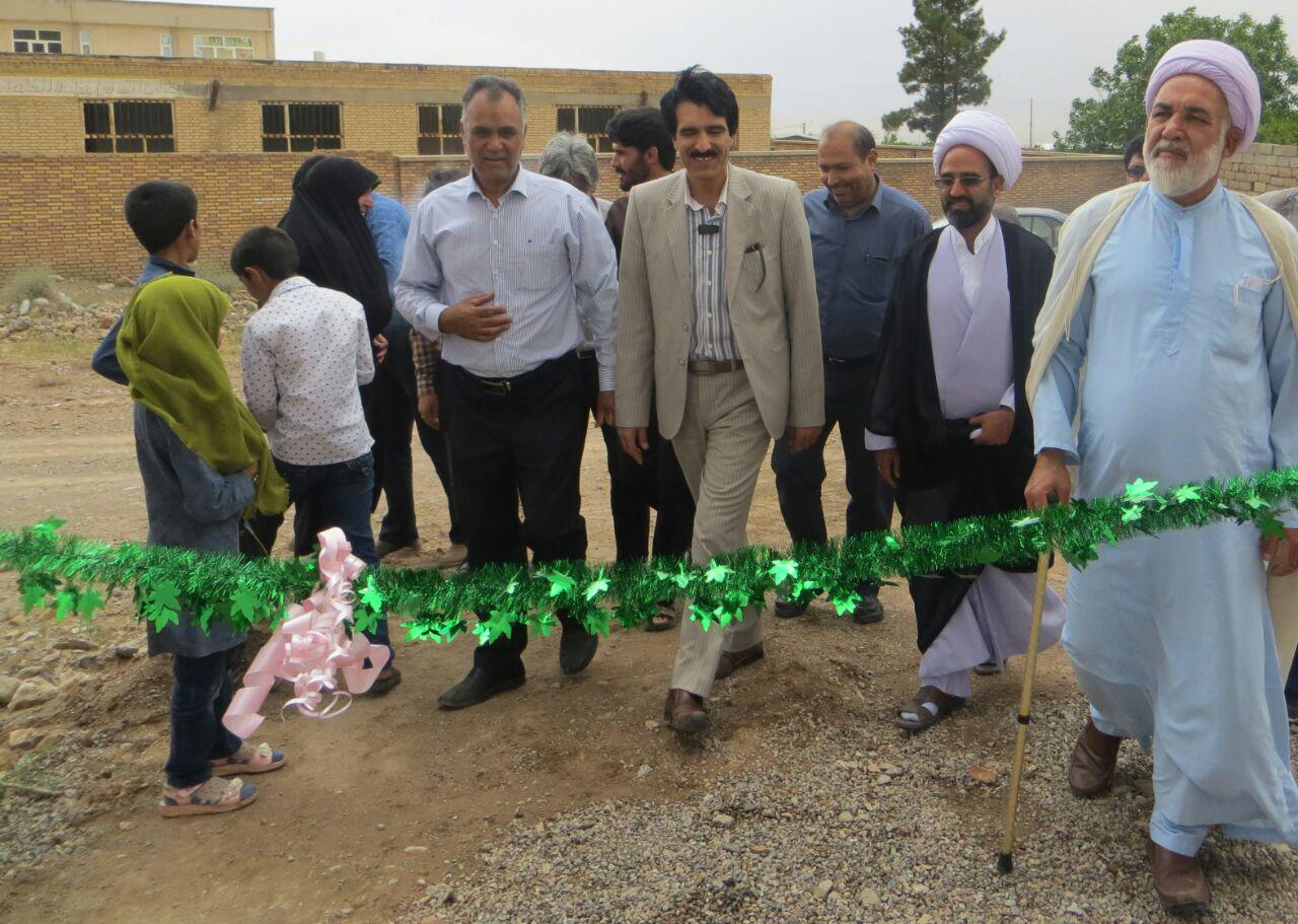 افتتاح ساختمان جدید جامعه القران کریم و کانون فرنگی درریحان شهر زرند