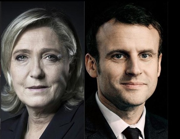 ماکرون و لوپن در دور دوم انتخابات فرانسه