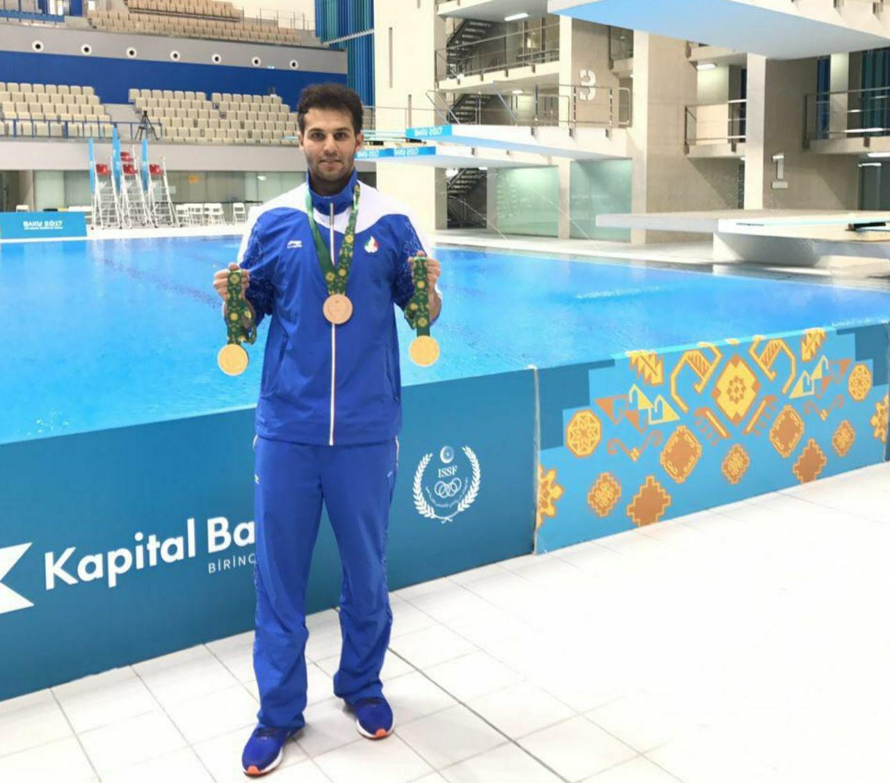 کسب 2 مدال طلای رقابتهای همبستگی کشورهای اسلامی توسط شناگر کرمانشاهی