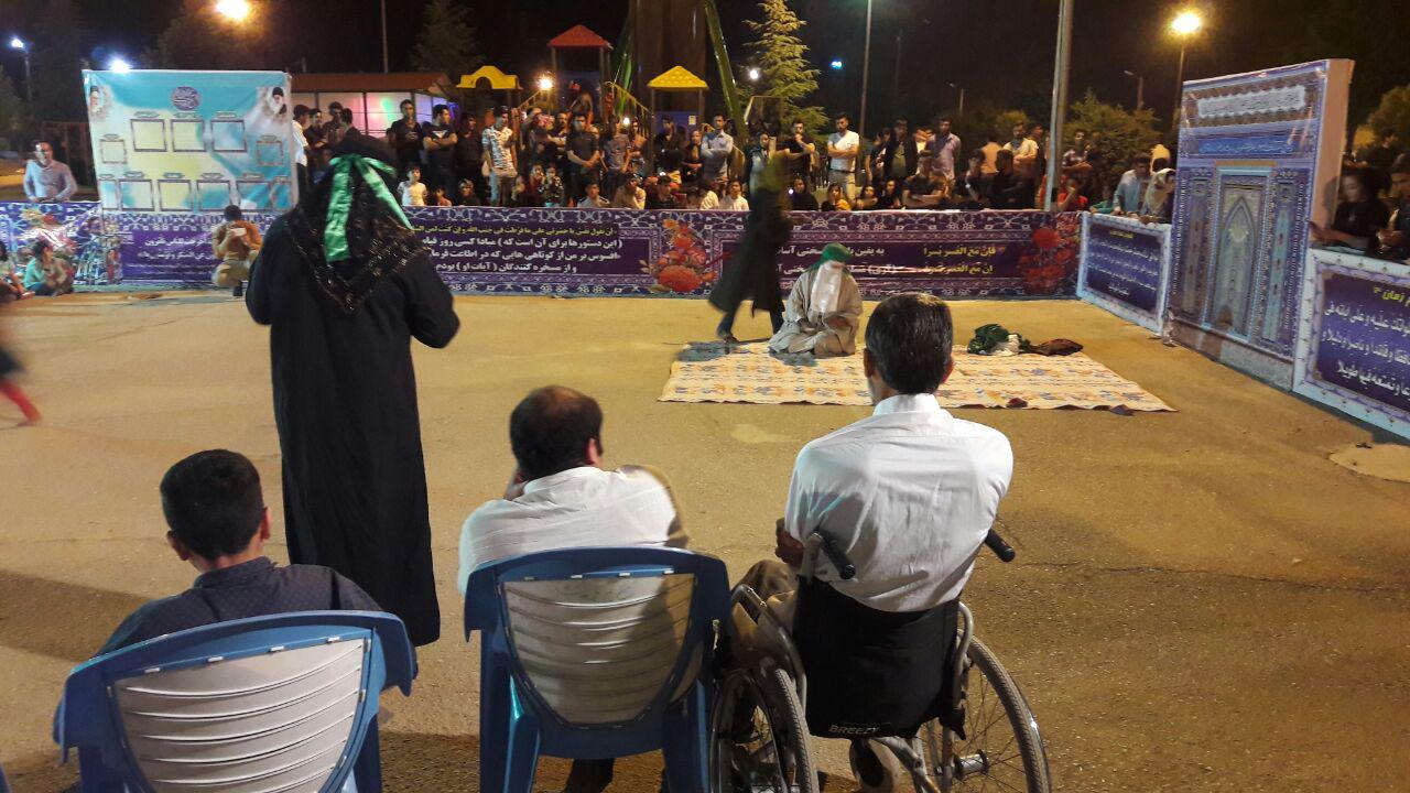 اجرای تعزیه شهادت امام علی (ع) در پارک ساحلی یاسوج