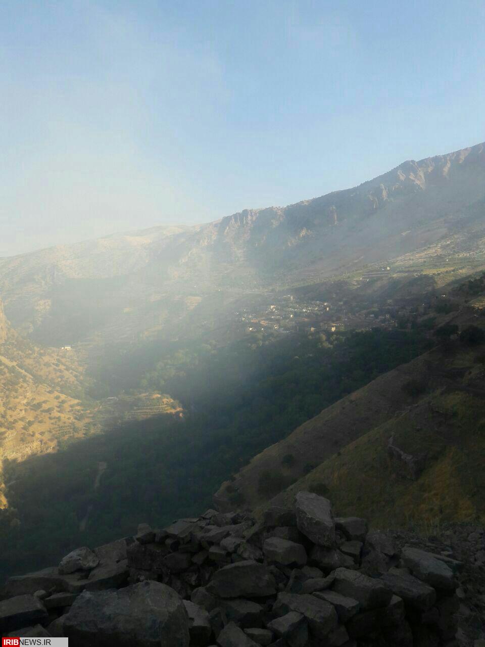 مهار آتش سوزی در جنگل‌ها و مراتع زردوئی شهرستان پاوه