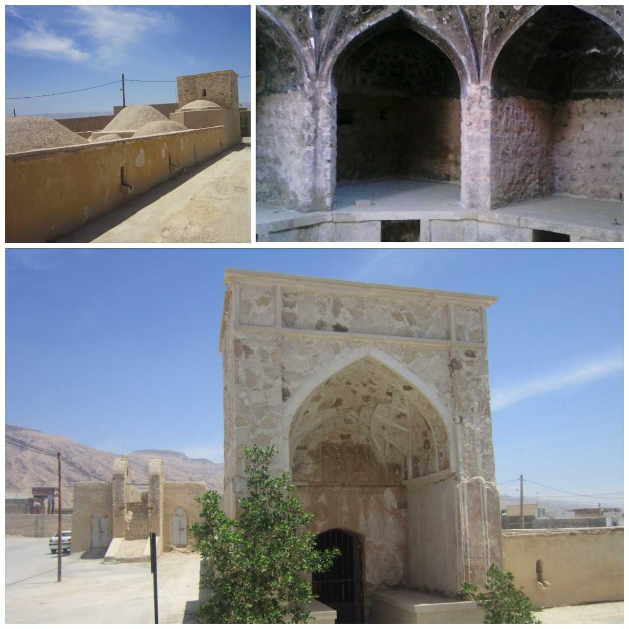 مرمت و بازسازی حمام قاجاری وراوی شهرستان مهر