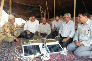 توزیع 600 دستگاه پکیج خورشیدی در مناطق عشایری