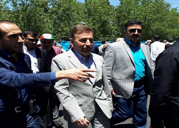 حضور روسای قوا، مسئولان و شخصیتها در راهپیمایی روز جهانی قدس