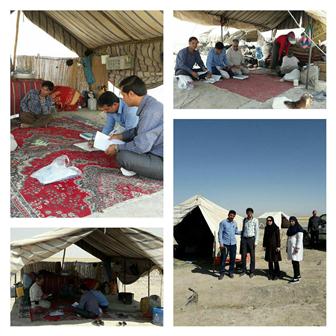 انجام مراقبت‌های بهداشتی و درمانی عشایر روستای بندامیر