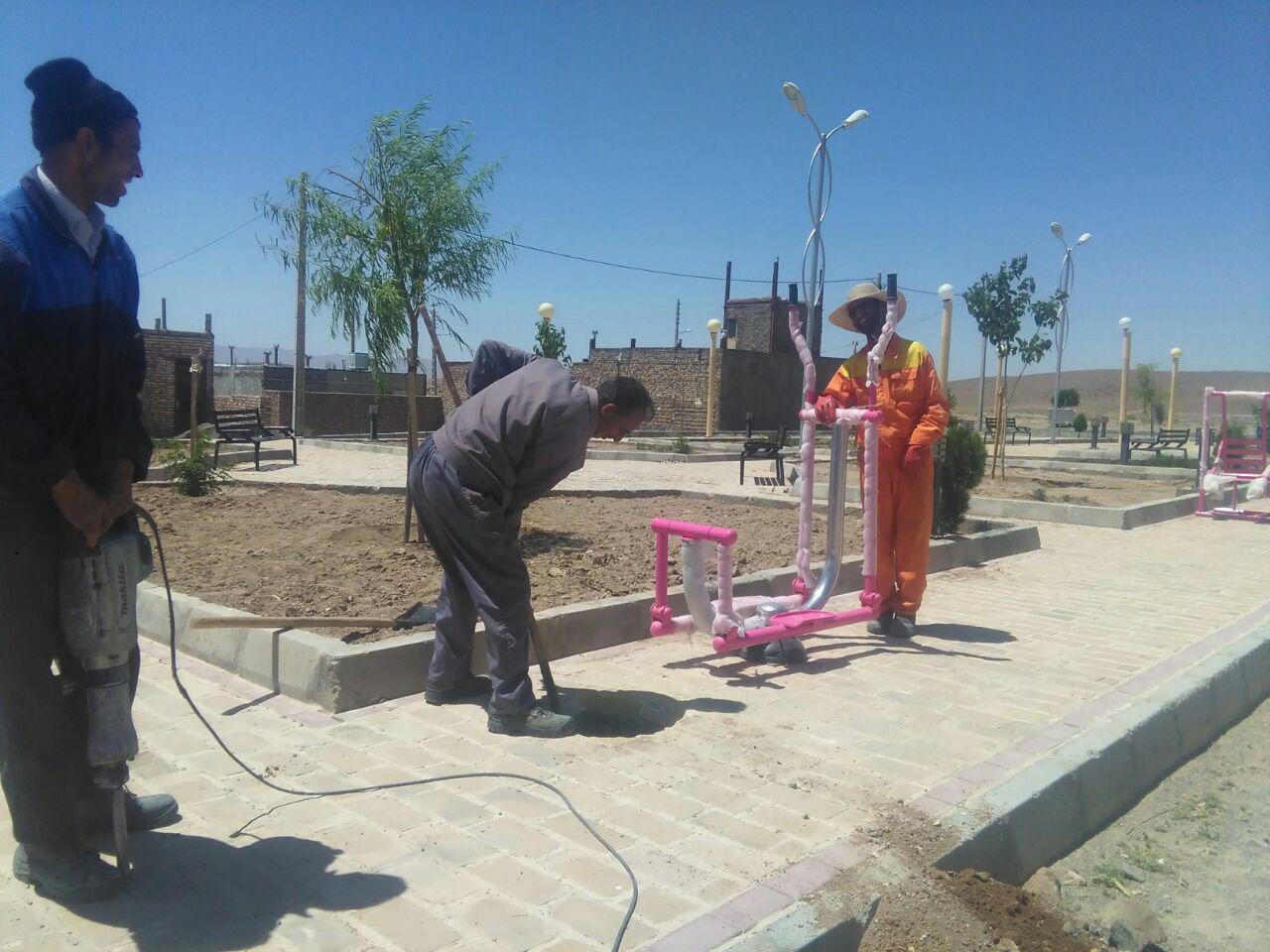 بهره برداری از دو طرح خدمات شهری در قهستان