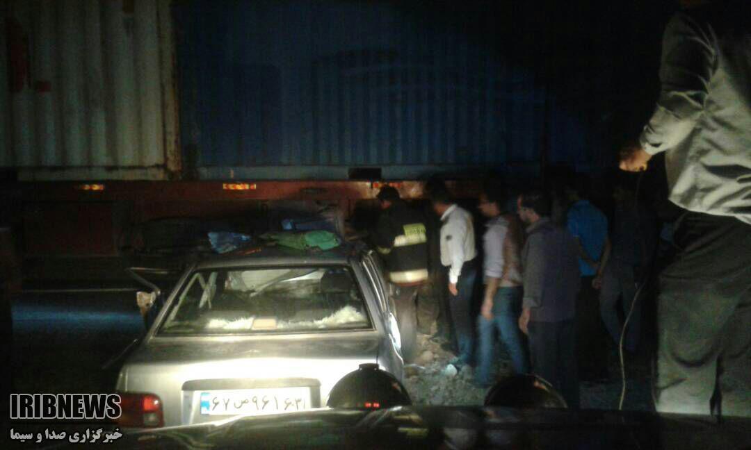 ۶ مصدوم بر اثر تصادف در جاده فسا به شیراز