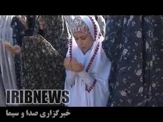 حضور کودکان ونوجوانان همدانی در نماز عید فطر