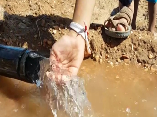 بهره برداری از خط انتقال آب روستای ابراهیم آباد خور و بیابانک