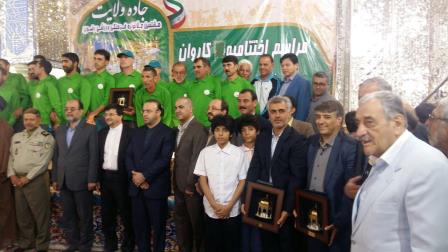 تجلیل از مدیر کل ورزش استان در جشنواره رضوی