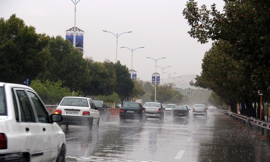 بارش ۲۵ میلی متر باران در فارس