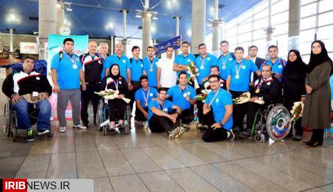 بازگشت تیم ملی دو و میدانی جانبازان و معلولین از مسابقات جهانی لندن