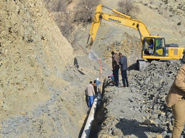 گازرسانی به دو شهر دیشموک و قلعه رئیسی