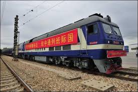 قطار باری چین به سمت ایران حرکت کرد