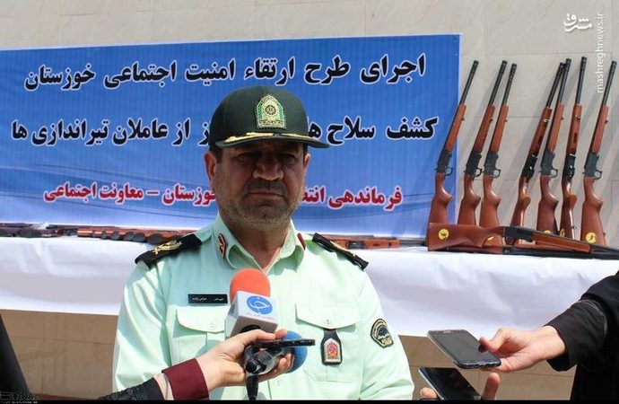 کشف بیش از ۱۳۰ قبضه سلاح غیرمجاز در خوزستان