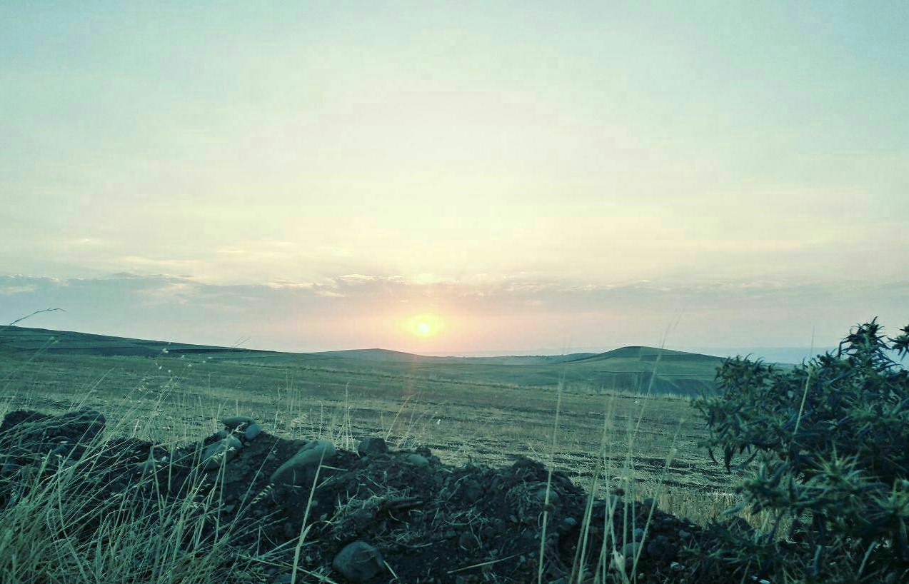 غروب خورشید در گرمی