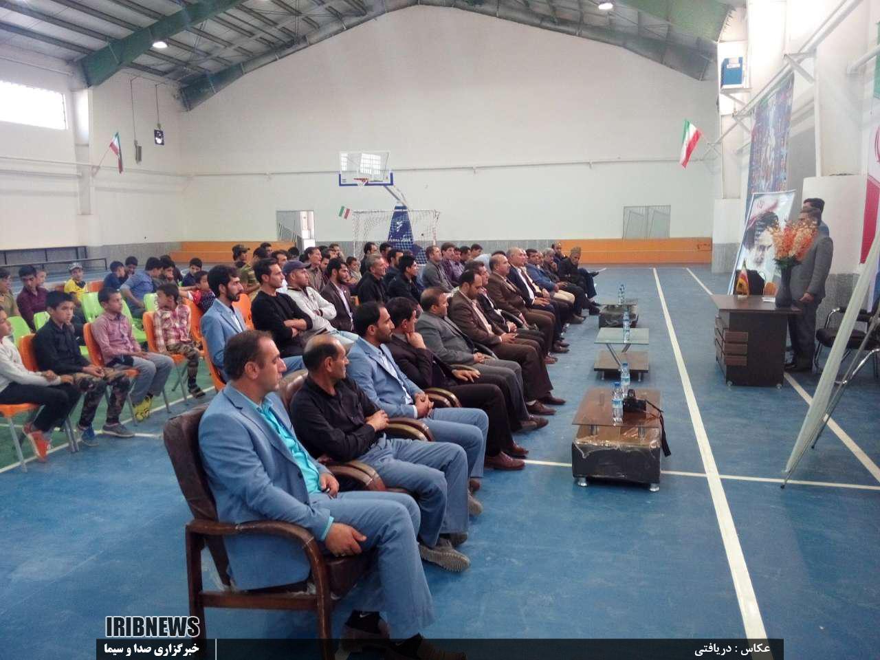 افتتاح سالن چند منظوره ورزشی در فارس