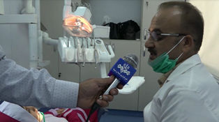 خدمات کلینیک‌ سیار دندان‌پزشکی به ساکنان مناطق محروم گلوگاه