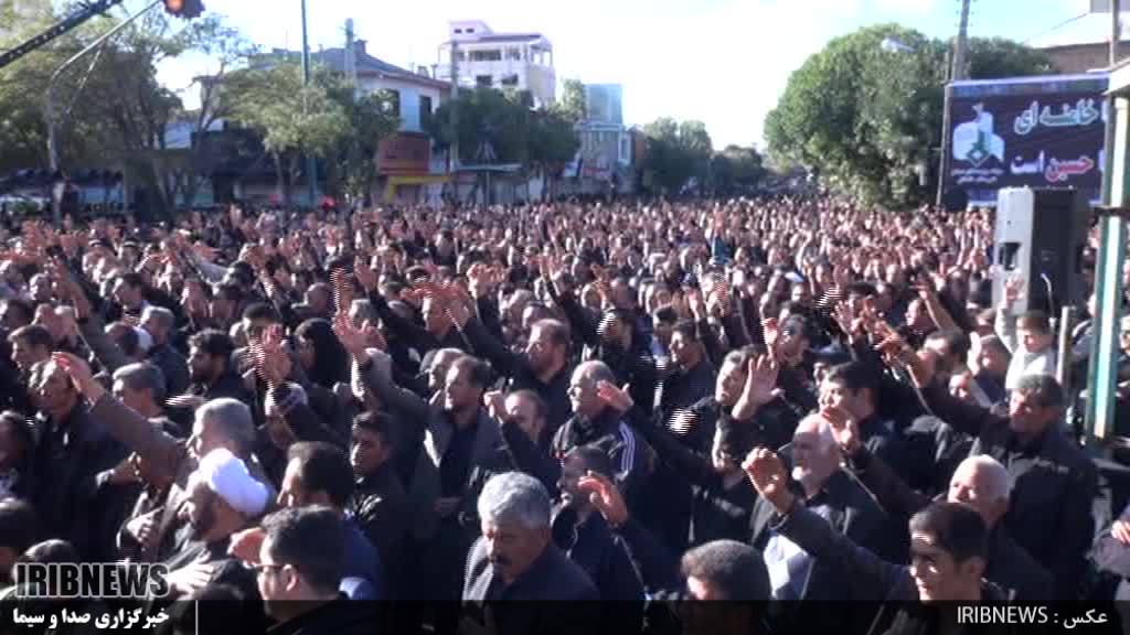 تجمع حسینیان خلخال در هفتمین روز محرم
