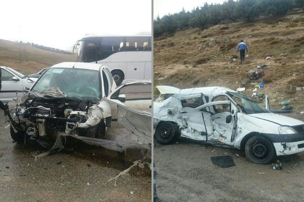 خستگی راننده سه نفر را به کام مرگ برد