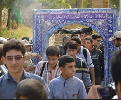 اعزام کاروان دانش آموزی خراسان رضوی به پیاده روی اربعین