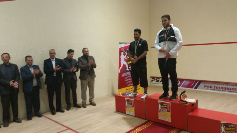 اسکواش باز ایرانی قهرمان مسابقات بین الملی ارومیه