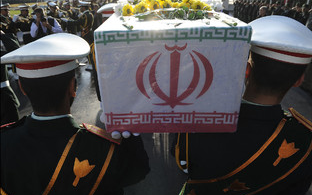 تشیع پیکر شهید  تازه تفحص شده  دوران دفاع مقدس  در مشهد