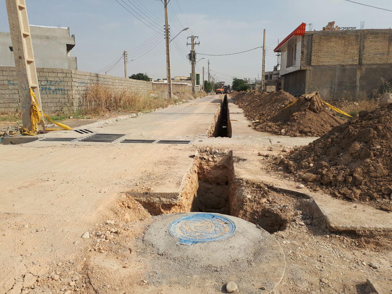 پیشرفت ۲۵ درصدی شبکه جمع آوری فاضلاب دهدشت