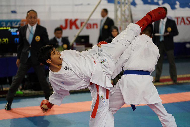 ۴ مدال رنگارنگ کاراته کا‌های ایران در سومین روز