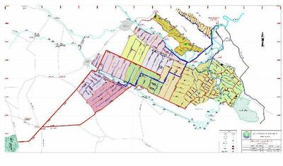 بروز رسانی نقشه‌ شبکه‌های آبیاری حوزه کرخه‌جنوبی