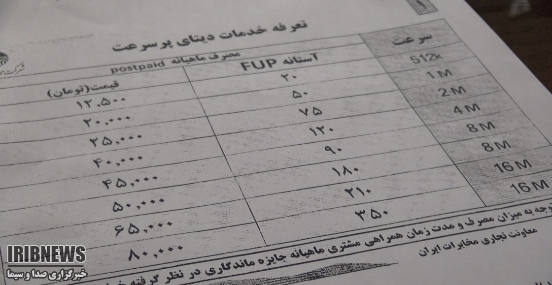 وضعیت طرح واگذاری اینترنت پرسرعت در کُردستان