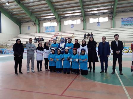 قهرمانی رول بال اسکیت بانوان استان در مسابقات کشوری