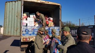ارسال کمک های کارکنان نیروی انتظامی به مناطق زلزله زده