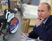 «ولادیمیر پوتین» از ورزشکاران پارالمپیکی روسیه حمایت کرد