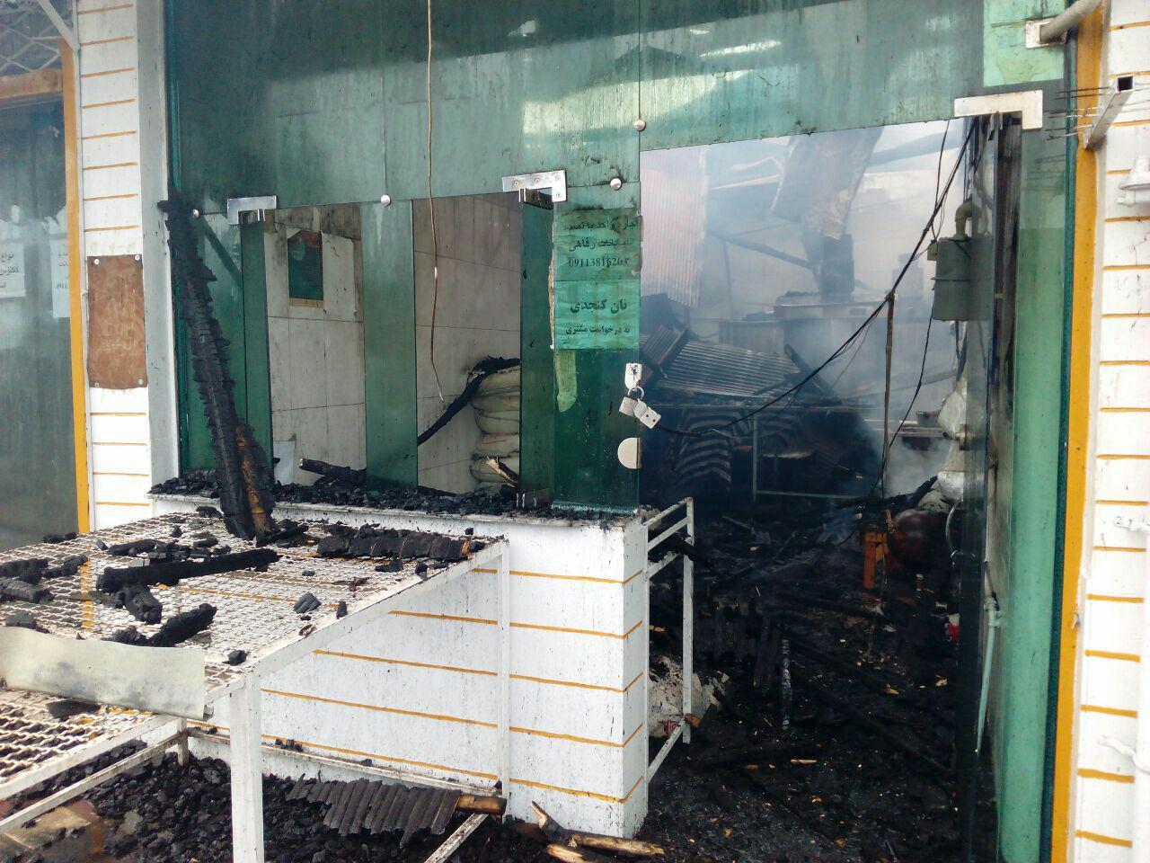 آتش سوزی  4 واحد تجاری در گوراب زرمیخ