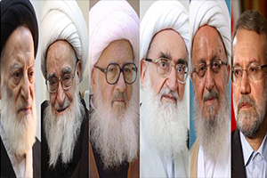 دیدار رئیس مجلس شورای اسلامی با مراجع تقلید