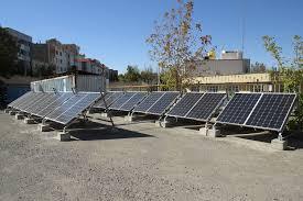 تولید 180 کیلو وات برق از پنلهای خورشیدی