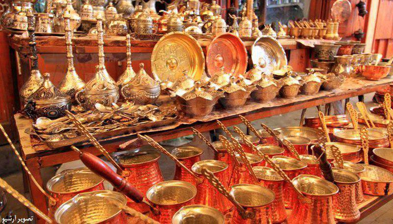 کشف ظروف مسی قاچاق در میدان امام