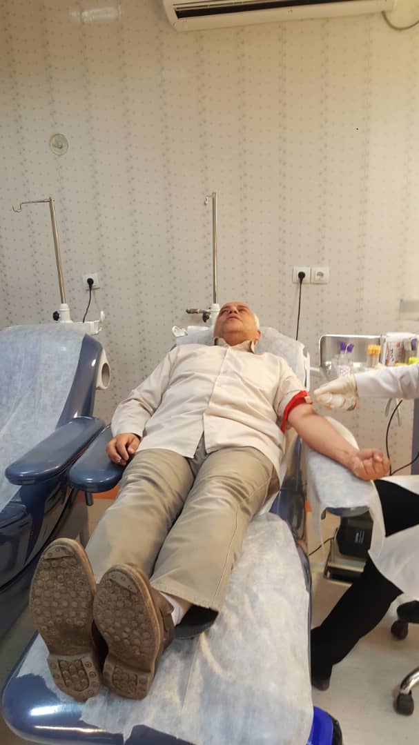 حضور اهداکننده برتر خون کشور در یاسوج