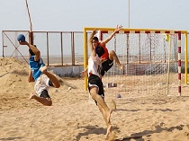 ورزشکاران استان در اردوی هندبال ساحلی کشور