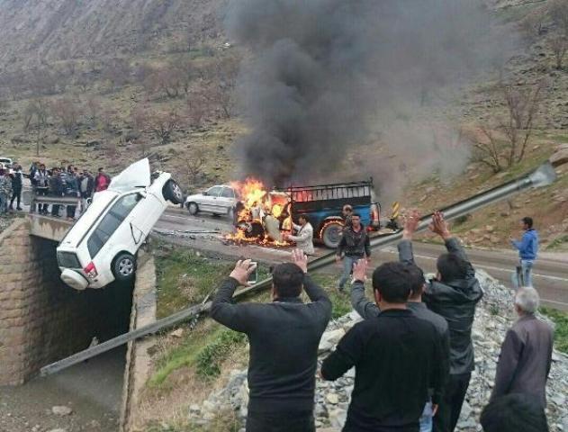 حوادث تهران؛ از تصادف تا آتش سوزی