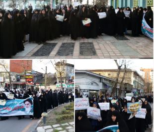 راهپیمایی بانوان لاهیجانی برای گسترش فرهنگ عفاف و حجاب