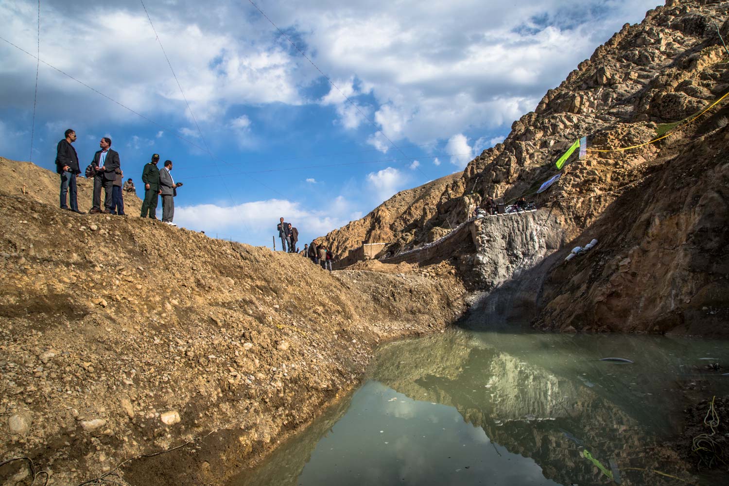 ساخت اولین بند زیرزمینی در شهرستان کلات