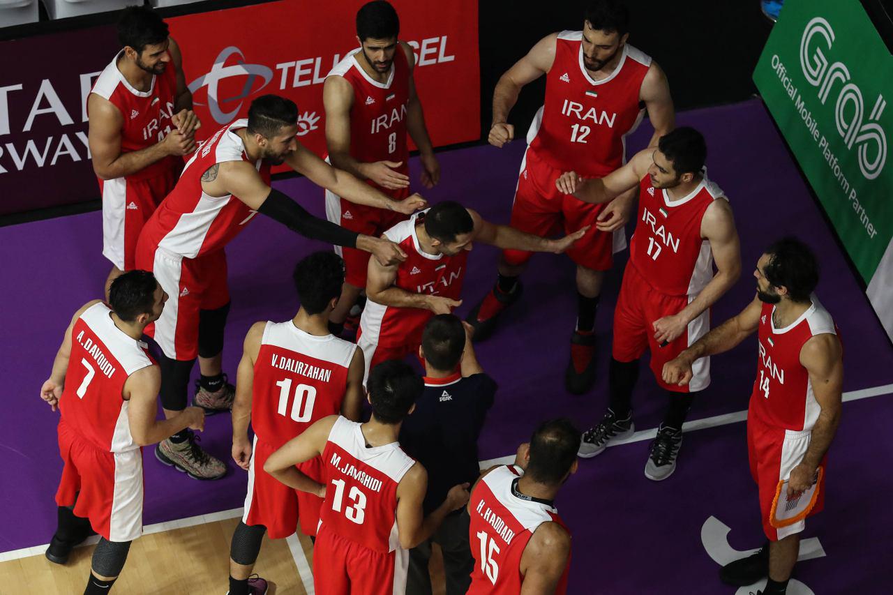 تیم ملی بسکتبال اردن یا لبنان به تهران می‌آیند